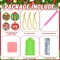 20PCS Christmas Diamond Painting Ornaments Kit – Red & Green 5D Diamond Art Ball Keychains, DIY Xmas Tree Hanging Decorations for Adults, Holiday Craft Party Decor